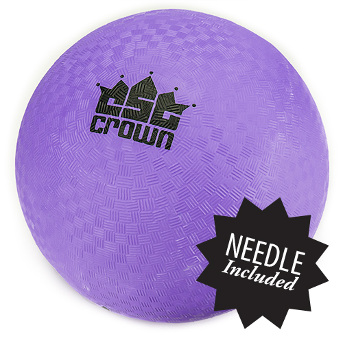 Picture of Brybelly Holdings SBAL-102 Purple Dodge Ball 8.5 in. with Needle