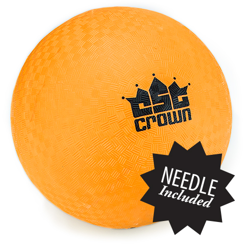 Picture of Brybelly Holdings SBAL-106 Orange Dodge Ball 8.5 in. with Needle