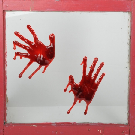 Picture of Fun World 155004 Bloody Hands 3D Splatz Clings