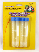 Picture of C and A Scientific SS-12 Plastic Test Tubes - 2 with screw on caps