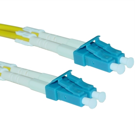 LC/UPC OS2 Duplex 2.0mm Fiber Optic Patch Cord,OFNR,Singlemode 9/125