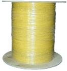 Zipcord Fiber Optic Cbl, Duplex, OS2 9/125 Singlemode, Corning, Yellow, Riser Rated, Spool, 1000ft