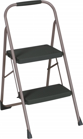 Picture of Cosco Products 11308PBL1E Cosco Two Step Big Step Folding Step Stool with Rubber Hand Grip