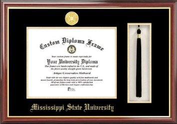 Campus Image Mississippi State Tassel Box and Diploma Frame