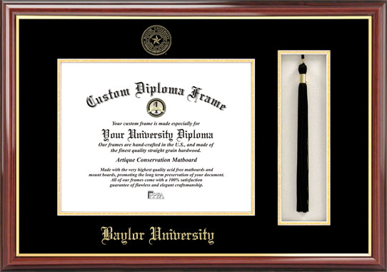 Campus Image  Baylor University Tassel Box and Diploma Frame