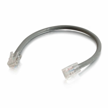 Picture of C2G - Cables To Go - 24959 1ft Cat5e Non-Booted Unshielded - UTP - Network Patch Cable - Gray