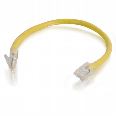 Cables To Go   2ft Cat5e NonBooted Unshielded  UTP  Network Patch Cable  Yellow