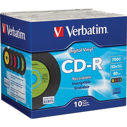 Picture of Verbatim 94439 Cdr 80M L Jc 10Pk Vinyl