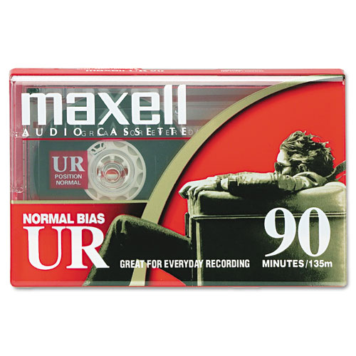 Picture of MAXELL 108510 Dictation & Audio Cassette Normal Bias 90 Minutes - 45 x 2