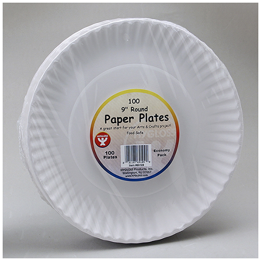 Picture of Hygloss Products Inc. Hyg69109 Paper Plates 9In - 100-Pkg