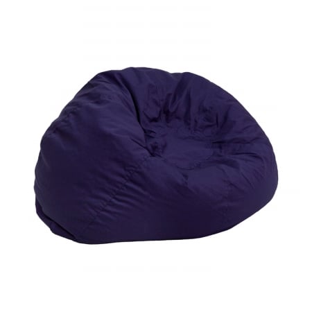 Picture of Flash Furniture DG-BEAN-SMALL-SOLID-BL-GG Small Solid Navy Blue Kids Bean Bag Chair