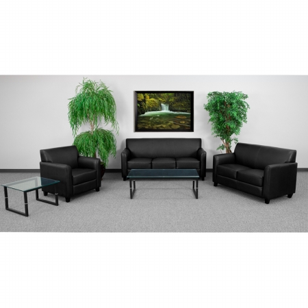 BT-827-SET-BK-GG HERCULES Diplomat Series Reception Set in Black