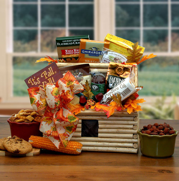 Picture of Gift Basket Drop Shipping 91692 Its Fall Y All Fall Log Cabin Gift
