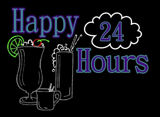 Picture of Gagne 1118-Happy Hour LED Lit Sign with Happy Hour Logo