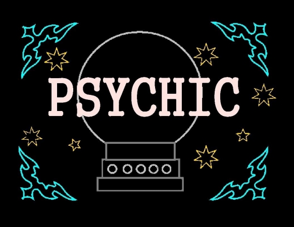 Picture of Gagne 1118- Psychic LED Lit Sign with Psychic Logo