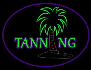 Picture of Gagne 1118-Tanning LED Lit Sign with Tanning Logo