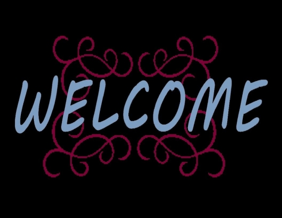Picture of Gagne 1118-Welcome LED Lit Sign with Welcome Logo