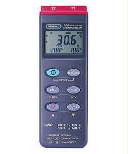 Picture of Dual Input Data Logging Thermocouple Thermometer