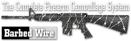TID53 Barbed Wire CamoPak with Peel N Spray