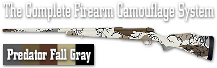 TID42 Predator Fall Gray CamoPak with Peel N Spray