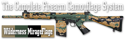 TID14 Wilderness Mirageflage CamoPak with Peel N Spray