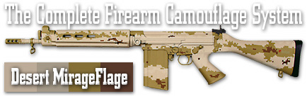 TID16 Desert Mirageflage CamoPak with Peel N Spray