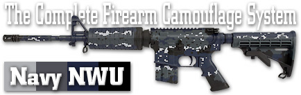 TID31 Navy NWU CamoPak with Peel N Spray
