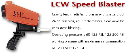 Picture of Lauer Custom Weaponry HMB LCW Speed Blaster&#44; gravity feed media-sand blaster