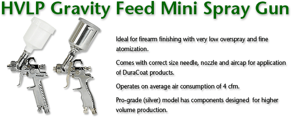 HVLP Gravity Feed Mini Spray Gun- Pro-grade