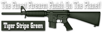 Lauer Custom Weaponry DC12813 DuraCoat Tiger Stripe Green, 128 oz.