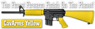 Picture of Lauer Custom Weaponry DCBK136 DuraCoat Beginners Kit - CavArms Yellow