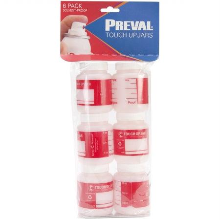 Picture of Preval 0271-1 Preval Plastic Bottles 6-Pkg-3oz