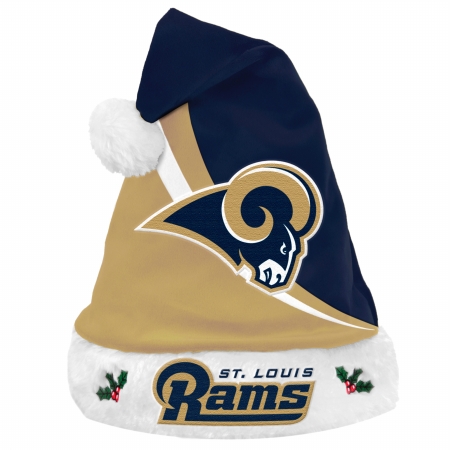 Picture of Forever Collectibles H10NFSWPSR NFL - Forever Collectibles Swoop Logo Santa Hat&#44; St. Louis Rams