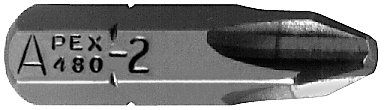 Torsion Bit,SAE,5/16",Hex,No 4,1-1/4",PK5