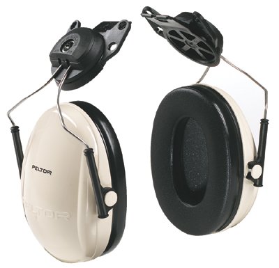 Picture of 3M Personal Safety Division 247-H6P3E-V Peltor Optime 95 Cap-Mount Earmuffs- Hearing Conservation H6P3E-V 10 Each Case