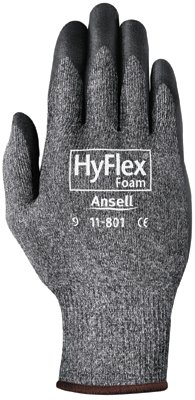 Picture of Ansell 012-1.1301-6 High Flex Black Foam Nitrile Glove