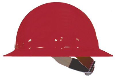 Picture of Fibre-Metal 280-E1RW15A000 Red Thermoplastic Superlectric Hard Hat  with