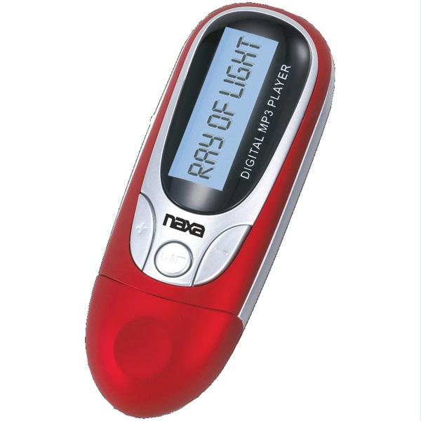 Picture of Naxa NM105RD 4gb Mp3 Player With Fm Radio -red