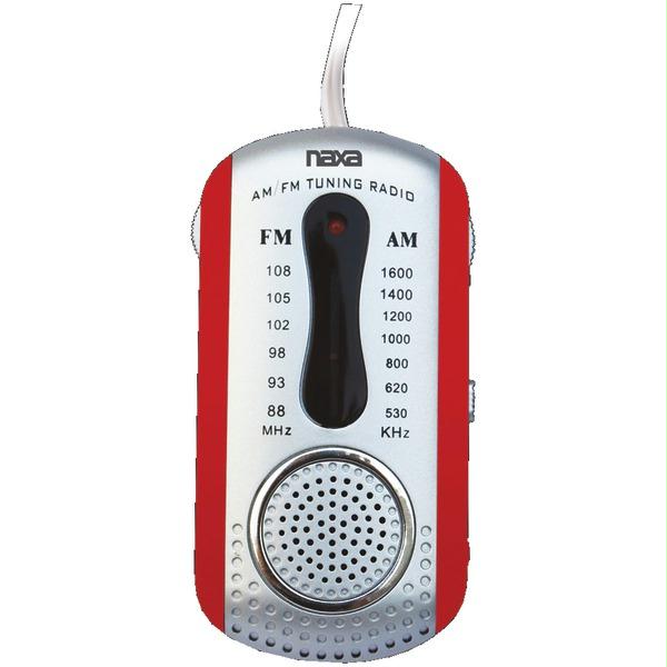 Picture of Naxa NR721RD Am-fm Mini Pocket Radio With Speaker -red