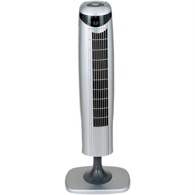 Optimus F-7414 35 in. Pedestal Tower Fan With Remote Control
