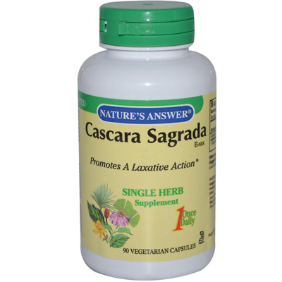 Picture of Nature&apos;S Answer Cascara Sagrada Bark - 90 Vegetarian Capsules