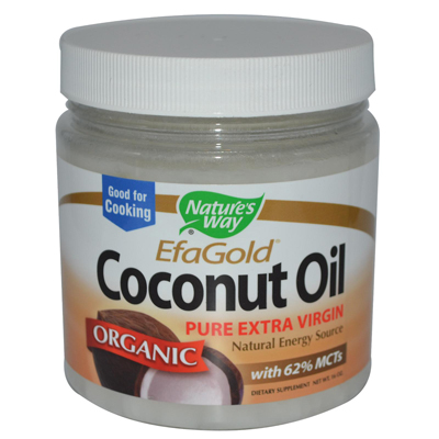 Picture of Nature&apos;s Way EfaGold Coconut Oil - 16 fl oz