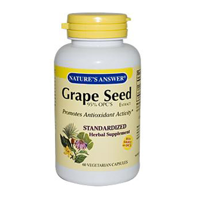 Picture of Nature&apos;s Answer Grape Seed Extract - 60 Vegetarian Capsules
