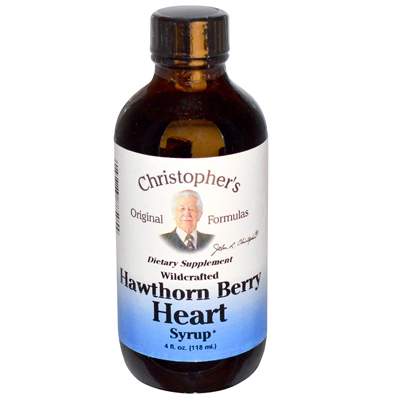 Picture of Christopher&apos;s Hawthorn Berry Heart Syrup - 4 fl oz