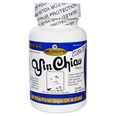 Picture of Dr. Shen&apos;s Colds and Flu Yin Chiao - 750 mg - 90 Tablets