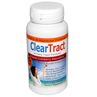 Picture of Cleartract D-Mannose Formula - 500 mg - 60 Capsules