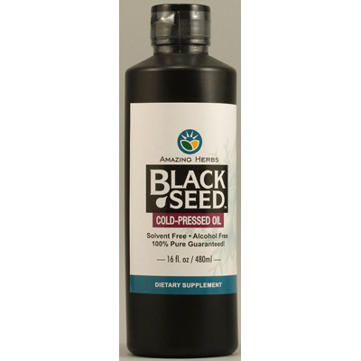 Picture of Amazing Herbs Black Seed Oil - 16 fl oz
