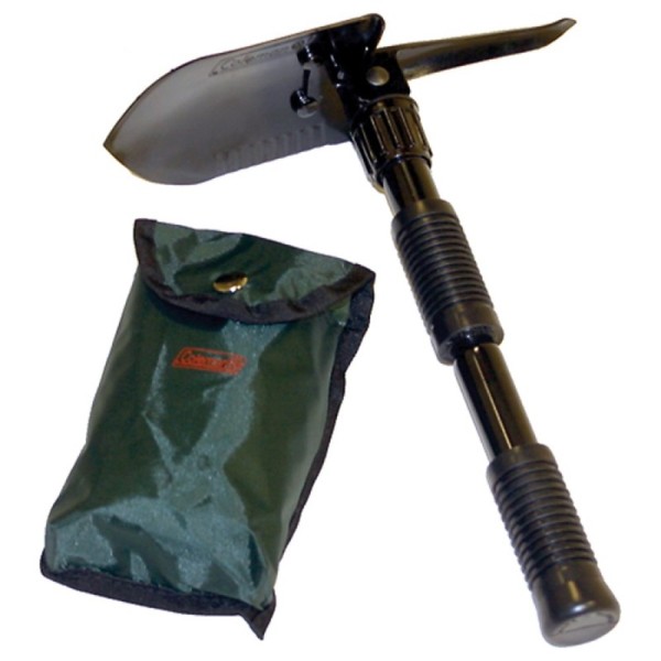 Picture of Coleman 765177 Folding Shovel And Pick Black