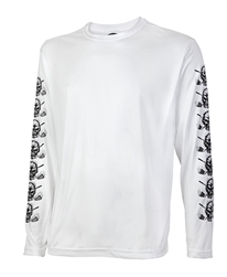 Picture of Tattoo Golf SS010-XLW High Performance Long Sleeve Sport Shirt - White - X-Large