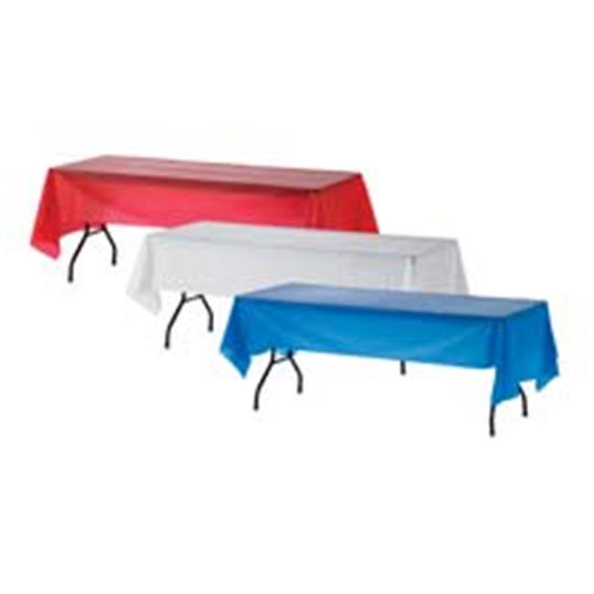 Original Joe GJO10326 Kunststoff Tischdecke - 54 Zoll x 108 Zoll - 6 Stück - rot - Bild 1 von 1